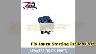 Solusi Perbaikan Isuzu NQR Starter Relay 8971739470