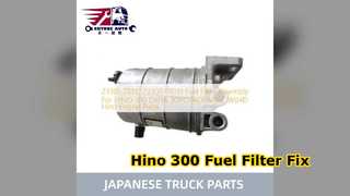 Rakitan Filter Bahan Bakar Hino 300 23301 78110 Penggantian