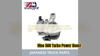 Penggantian Turbocharger Hino 500 J08E GTC4082KLNV