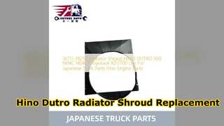 Selubung Radiator Hino Dutro 300 16711 78250 Penggantian