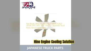Hino FC500 Fan Blade S1630 62671 Suku Cadang Truk Tahan Lama