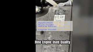 Mesin Hino J08C Digunakan Untuk Truk Hino 500