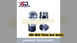 HINO N04C Piston Assy S130B E0M50 Suku Cadang Mesin Andal