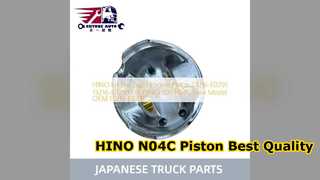 HINO N04C Piston 13216 E0291 Suku Cadang Mesin Kinerja Tinggi