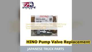 Penggantian Katup Melimpah Pompa Truk HINO 090310 0500