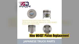 Suku Cadang Mesin Hino W04DT Piston Assy 13216 2390 104mm