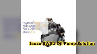 Pompa Oli Isuzu 6WG1 8974318770 untuk Ekskavator ZX460 ZX450