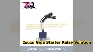 Isuzu Giga Starter Relay 1811710870 Suku Cadang Truk Andal