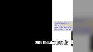 Selang Radiator ISUZU FVR 6HK1 8980509241