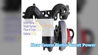 Turbocharger Isuzu 4HG1T Baru untuk Suku Cadang Truk NPR NQR71