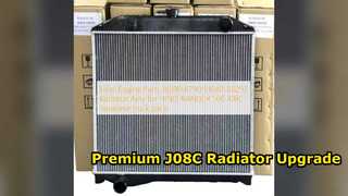Radiator Hino 500 J08C Assy 16090 6790 Suku Cadang Berkualitas