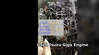 Dijual Mesin Isuzu Giga Bekas Transmisi 6WG1