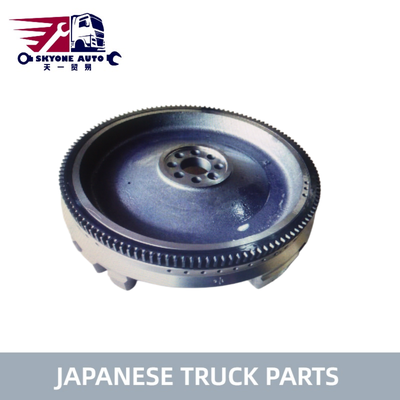 Bagian truk Jepang 13450-E0B61 13450-4750 380mm 129T Flywheel untuk HINO 500 J08E H07D FM8J Truck