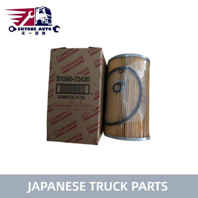 S1560-72430 15607-2271 Filter Oli untuk Truk HINO 700 Profia E13C P11C SH1E Suku Cadang Truk Jepang Berkualitas Tinggi