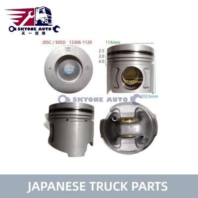 Suku Cadang Mesin Hino Piston Assy 13306-1120 Digunakan untuk Truk HINO 500 J05CT S05C S05D