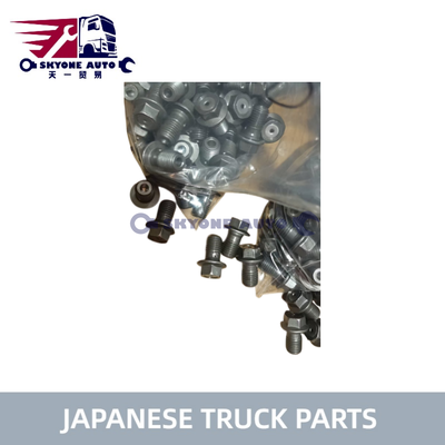 Bagian Mesin Hino Katup Periksa Bolt Jet Minyak 15605-1250 Penggunaan untuk Truk HINO 500 J08C H07C H07D