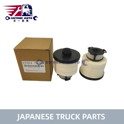 Bagian Mesin Hino Filter bahan bakar elemen 23304-78260 23304-78150 Penggunaan untuk truk HINO 300 DUTRO N04C