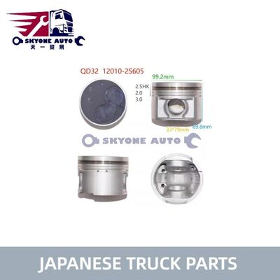 Piston Mesin Suku Cadang Truk Jepang 12010-2S605 12010-2S615 Untuk NISSAN 3.2LTR QD32T Turck OEM 12010-2S605 12010-2S615