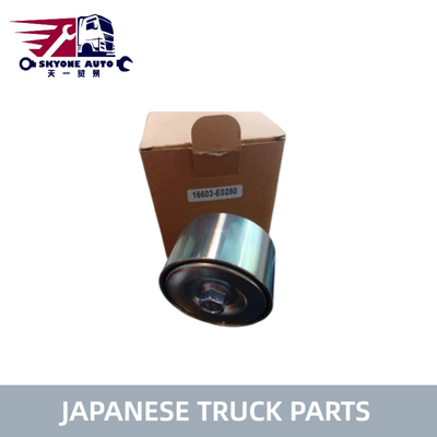 Suku cadang truk Jepang 16603-E0280 Tensioner Pulley Assy untuk HINO 500 J08E J08C Suku Cadang Mesin Truk Hino