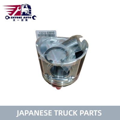 suku cadang truk Jepang Enine Piston Assy 13216-E0010 13216E0010 untuk HINO 300 N04CT Truck Hino Bagian Mesin
