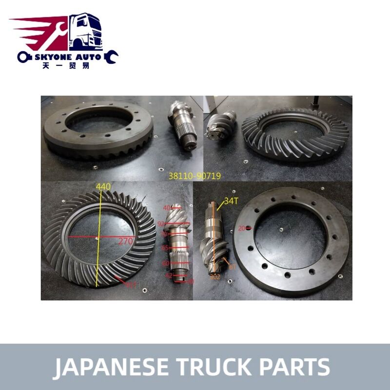 Bagian truk Jepang Crown pinion 6/41 38110-90719 untuk UD TRUCK CONDOR RF8 38110-90719