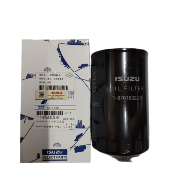 Filter Oli Mesin Suku Cadang Truk Jepang 1-87618322-0 1-13240232-1 Untuk Mesin ISUZU FVR 6HK1 4HK1 4JJ1 ISUZU PARTS