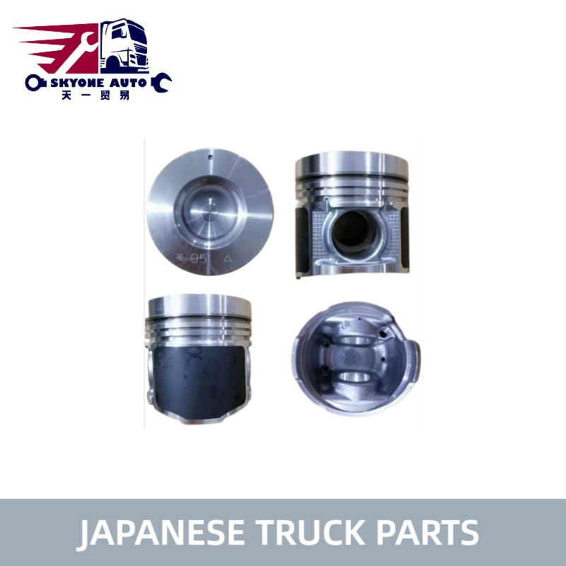Bagian truk Jepang Piston Assy S130B-E0M50 13216-E0010 13301-78010 untuk HINO 300 DYNA N04C N04CT Truck HINO ENGINE PARTS