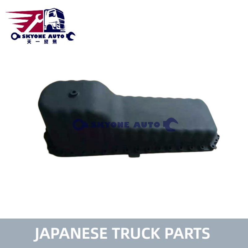 Bagian truk Hino 12111-E0390 12101-5621 Pan minyak mesin Penggunaan untuk truk HINO 700 P11C H07C