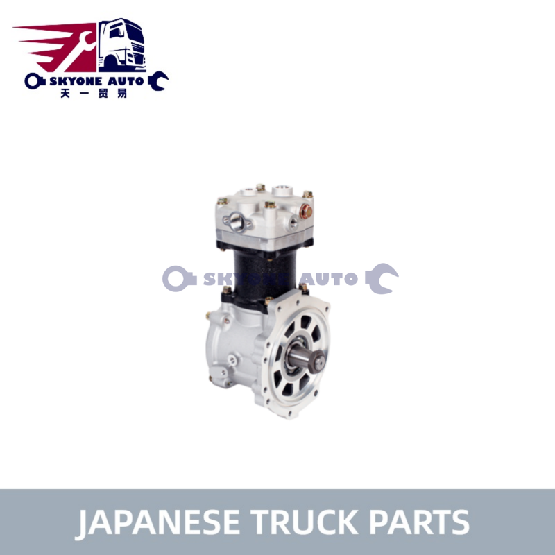 Bagian truk Jepang ME121748 85MM Kompresor Udara Pompa Assy Untuk MITSUBISI FUSO SUPERGREAT 6D40T Truk Merek HNTC