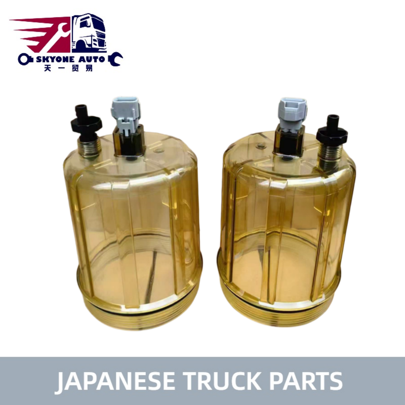 Bagian truk Jepang 8-98092482-1 8980924821 Kasus Sedimentator Bahan Bakar Untuk ISUZU FVR FVZ FSR 6HK1 Truk Bagian Mesin Isuzu