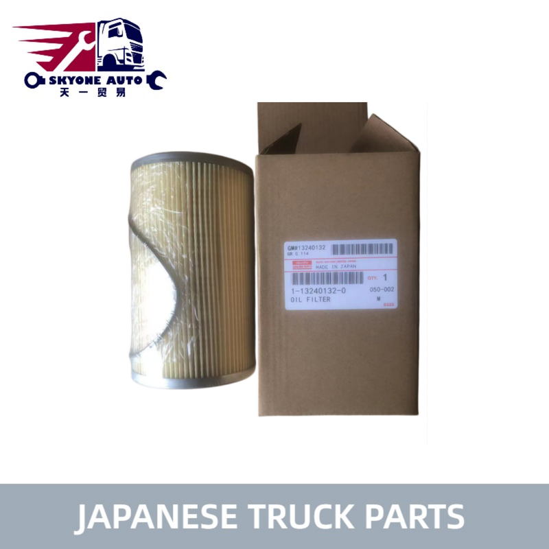 Bagian truk Jepang Filter minyak 1-13240132-0 1132401320 untuk ISUZU FVR 6HE1 6HK1 6HH1T Truk ISUZU TRUCK PARTS